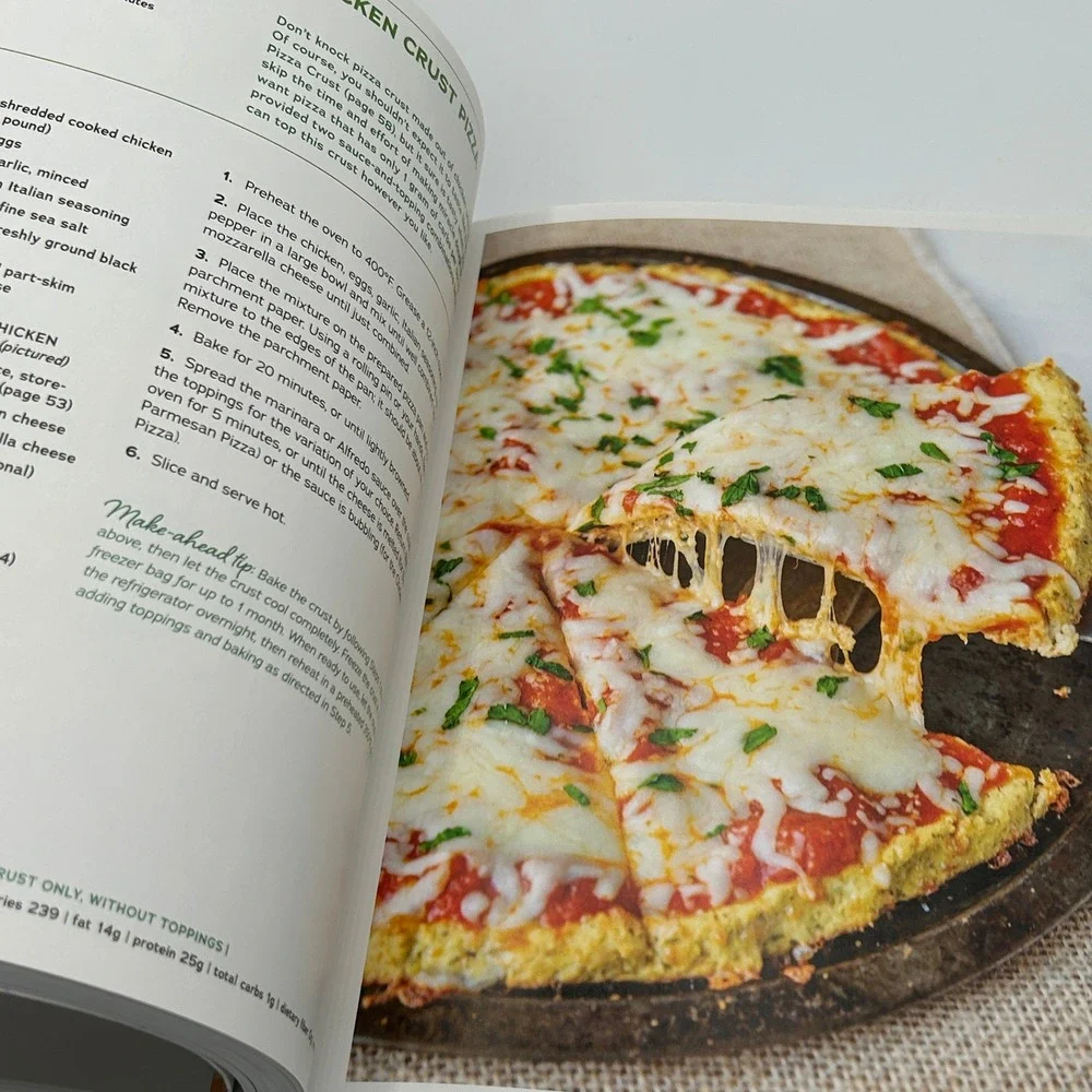 Naturally Keto 125 Low‎ Carb Sugar Free Allergy Friendly Recipes Cookbook Paper